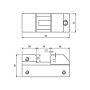 Mini Slijpklem RVS