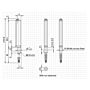 CITIZEN Meettaster SA-S510/0,3N, meetbereik 10mm, Uitlezing 0,5 µm, Meetkracht 0,35N