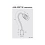 Flexibele Machinelamp Jarrer JHL-20FT-E met 7W 60° Power LED