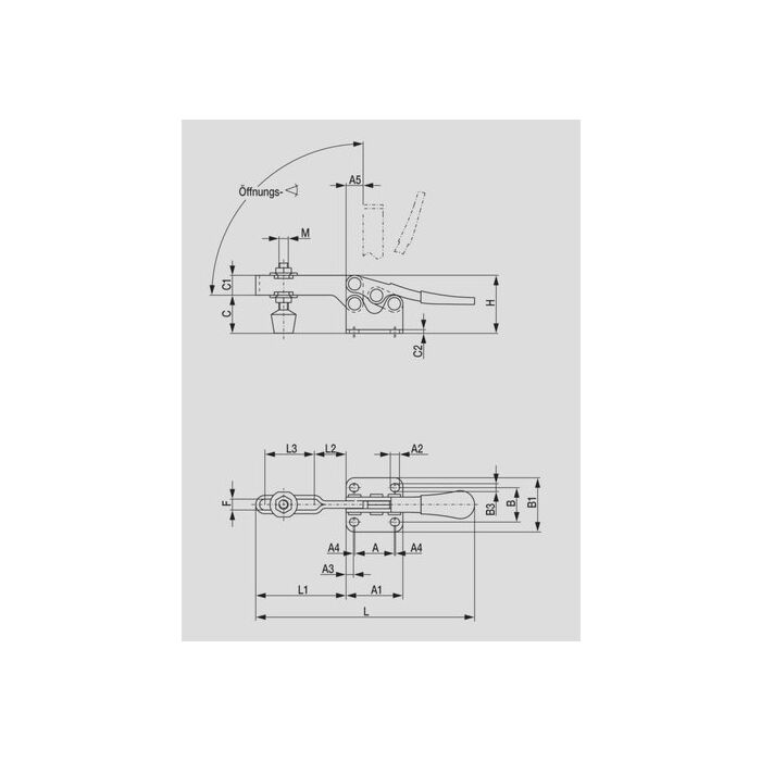 Horizontale handspanner, type 200