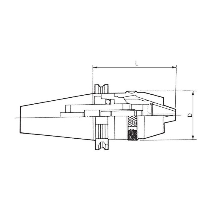 zelfspannende boorhouders DIN69871A / APU