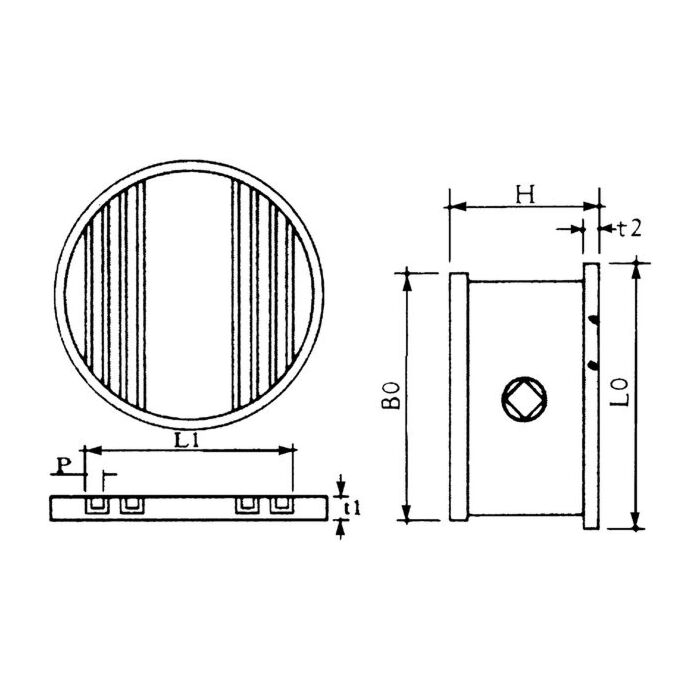 Ronde magneetplaat VGD