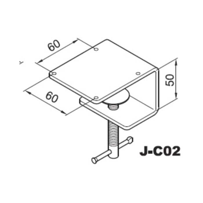 Tafelklem J-C02