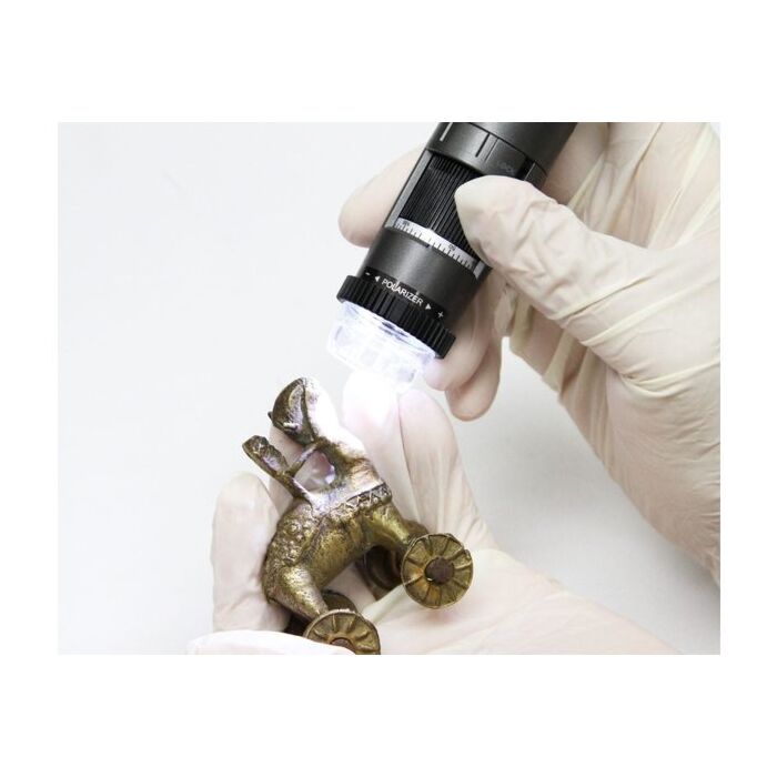 Digitale PC-Microscoop Dino-Lite AM4115ZT EDGE met polarizer en opzetkapjes