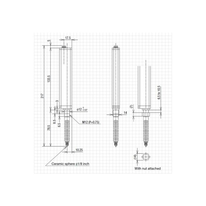 CITIZEN Meettaster SA-S532, meetbereik 32mm, Uitlezing 0,5 µm, Meetkracht 2,97N
