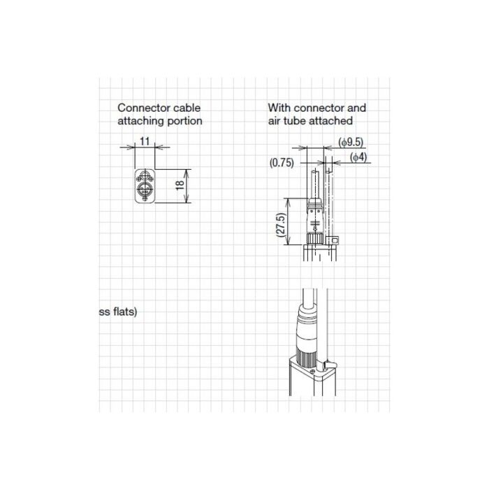 CITIZEN Pneumatische Meettaster SA-S510PD, meetbereik 10mm, Uitlezing 0,5 µm