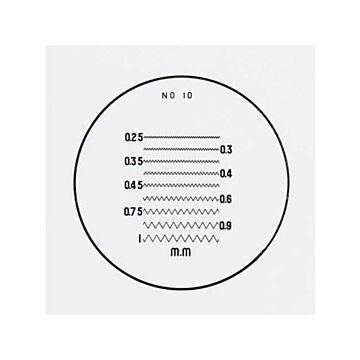 Sjabloon Type 10 voor 10x vergroting