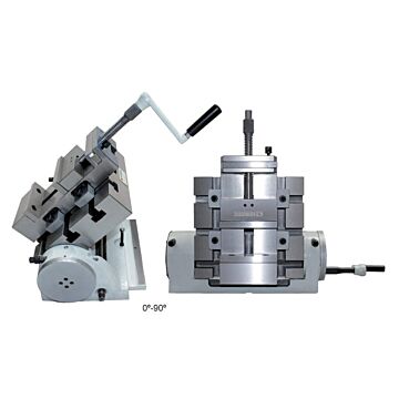 Hoektafel met snelverstelbare machineklem