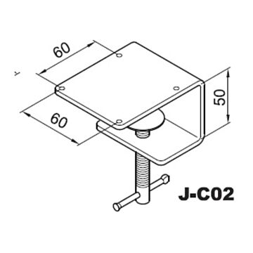 Tafelklem J-C02