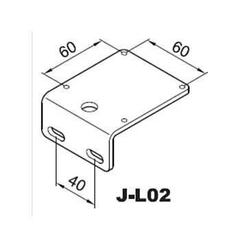 Bevestigingsplaat J-L02