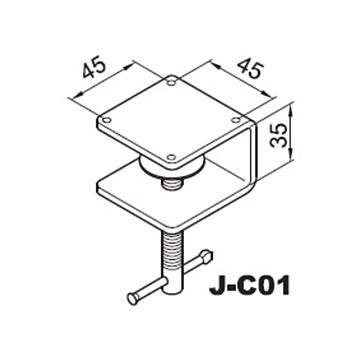 Tafelklem J-C01