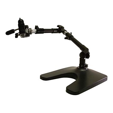 MS52BA2 Tafelstatief MS52B met flexibele arm en een bureaublad voet.